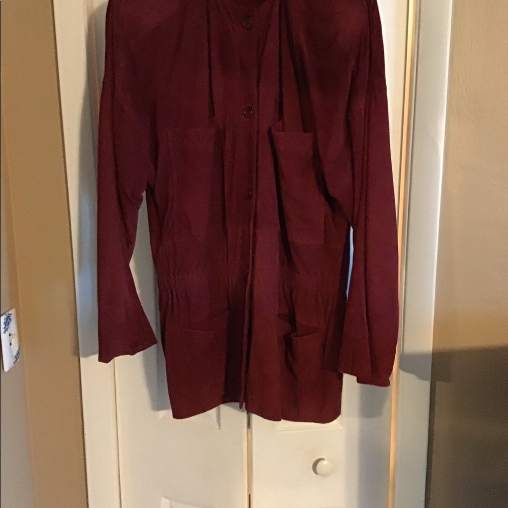 Ellen Tracy leather Suede Jacket